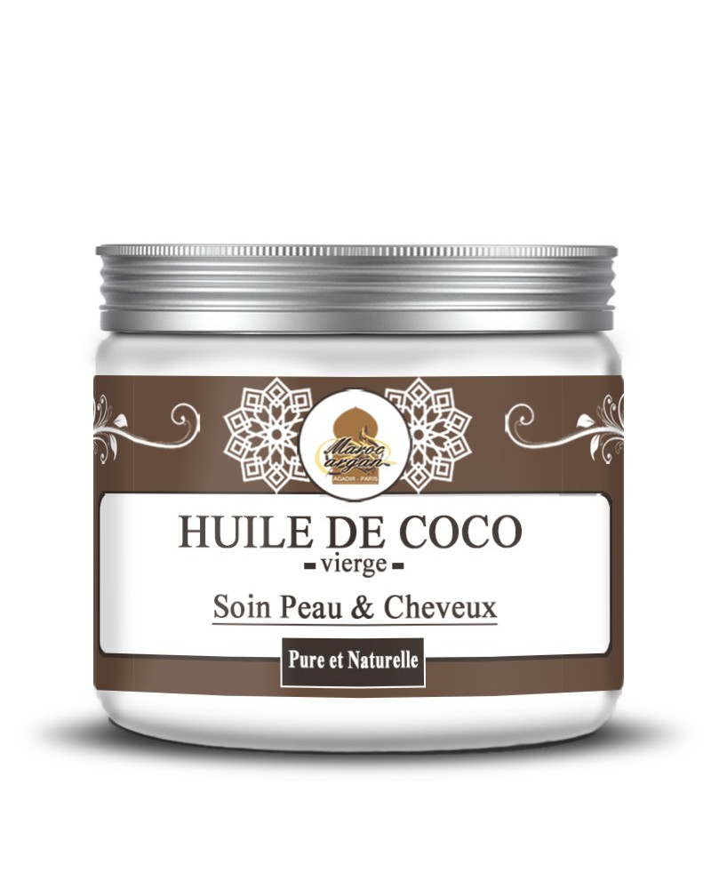 Huile de Coco Bio - Visage, Corps et Cheveux - Tous Types de Peaux et de  Cheveux, 200ml
